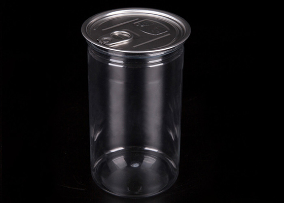 खाद्य डिब्बाबंदी के लिए पारदर्शी प्लास्टिक जार कंटेनर 280Ml 500Ml 650Ml