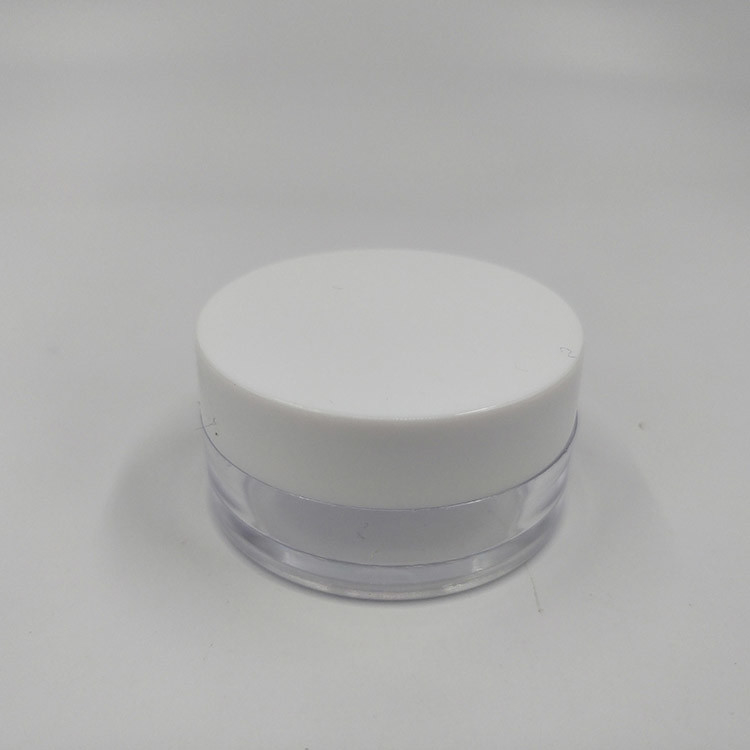 चिकनी सतह प्लास्टिक कॉस्मेटिक जार 10ml 15ml 30ml 60ml 80ml 100ml 120ml 150ml छोटा