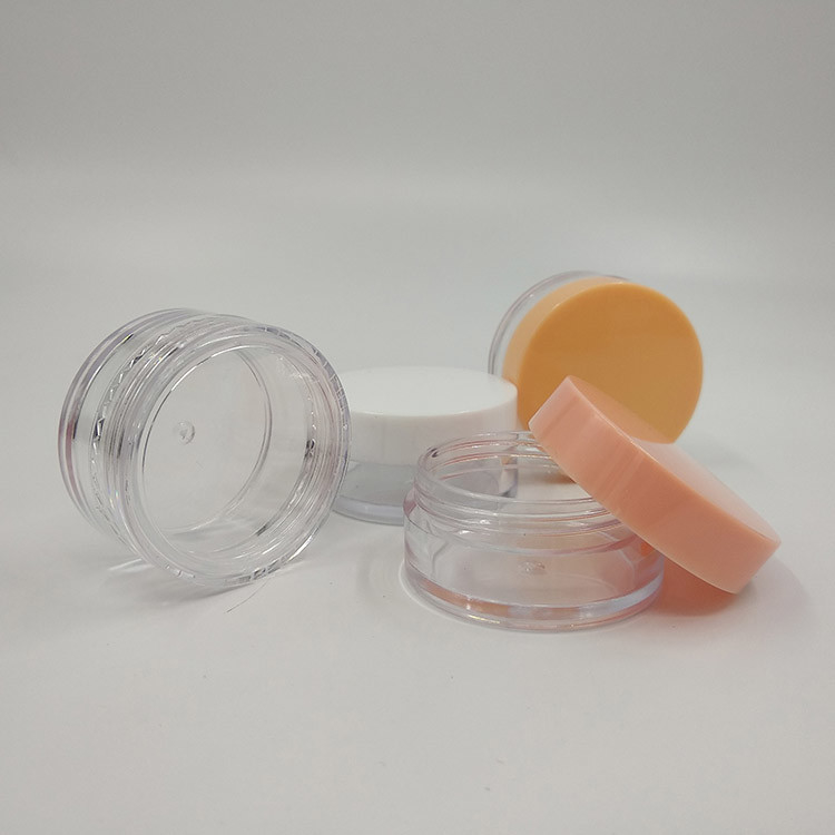 अनुकूलित लोगो कॉस्मेटिक जार ढक्कन के साथ 10ml 15ml 30ml 60ml 80ml 100ml 120ml 150ml
