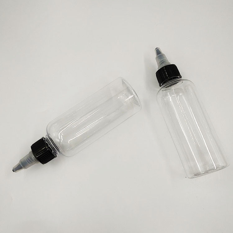अनुकूलित लेबल पैनल के लिए 15ml 30ml 50ml 70ml 80ml 100ml प्लास्टिक पेंच शीर्ष कंटेनर