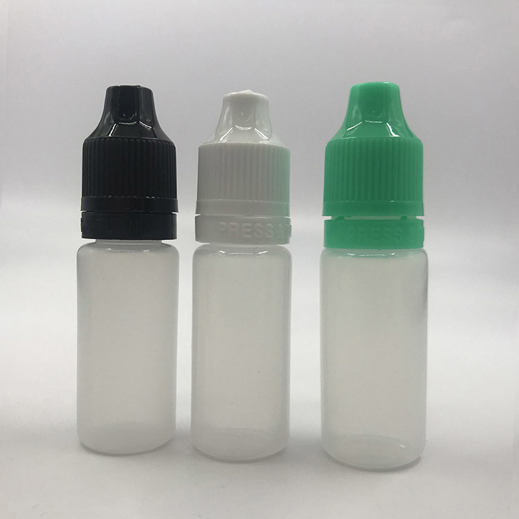 पारदर्शी काली अनुकूलित ड्रॉपर बोतलें 10ml-120ml तरल भंडारण के लिए चिकनी सतह