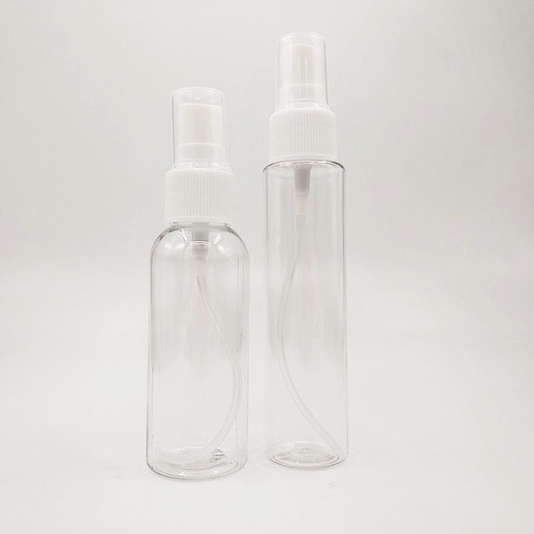 खाली फाइन मिस्ट पीईटी 30ml 50ml 100ml 120ml 150ml 200ml 250ml 500ml एम्बर व्हाइट क्लियर प्लास्टिक स्प्रे बोतल कॉस्मेटिक के लिए