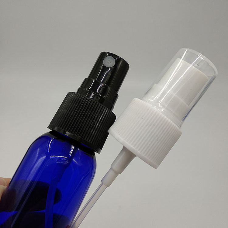 चिकनी सतह घरेलू पीईटी प्लास्टिक स्प्रे बोतल क्षमता 10ml 15ml 30ml 50ml 60m 70ml 100ml 200ml 500ml गोल