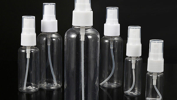 पुनः भरने योग्य पीईटी स्प्रे बोतल दैनिक के लिए 10ml 15ml 30ml 50ml 60ml 70ml 100ml 200ml 500ml