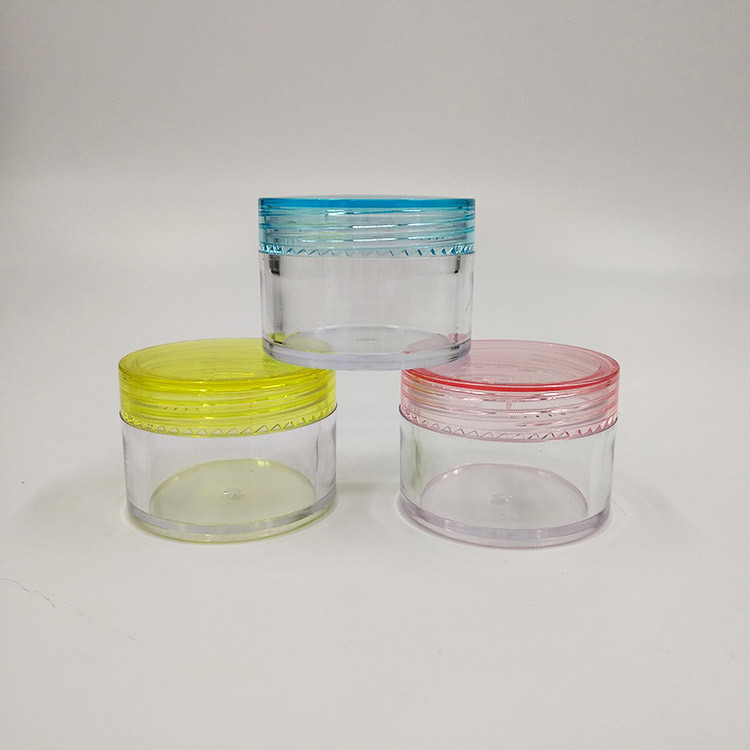 अनुकूलित जार प्लास्टिक कॉस्मेटिक कंटेनर सौंदर्य लोशन क्रीम और कॉस्मेटिक उत्पादों के सुरक्षित भंडारण के लिए इंजीनियर