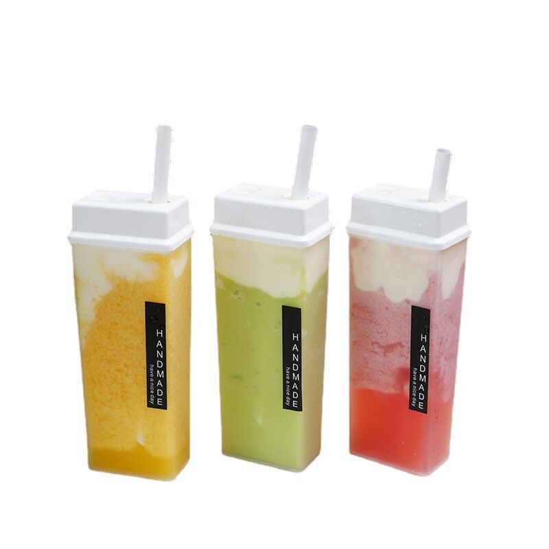 Screw on Lid Milk Tea Bottles Leak Proof Water Resistant Containers Designed for Beverage Storage and Transport Solutions