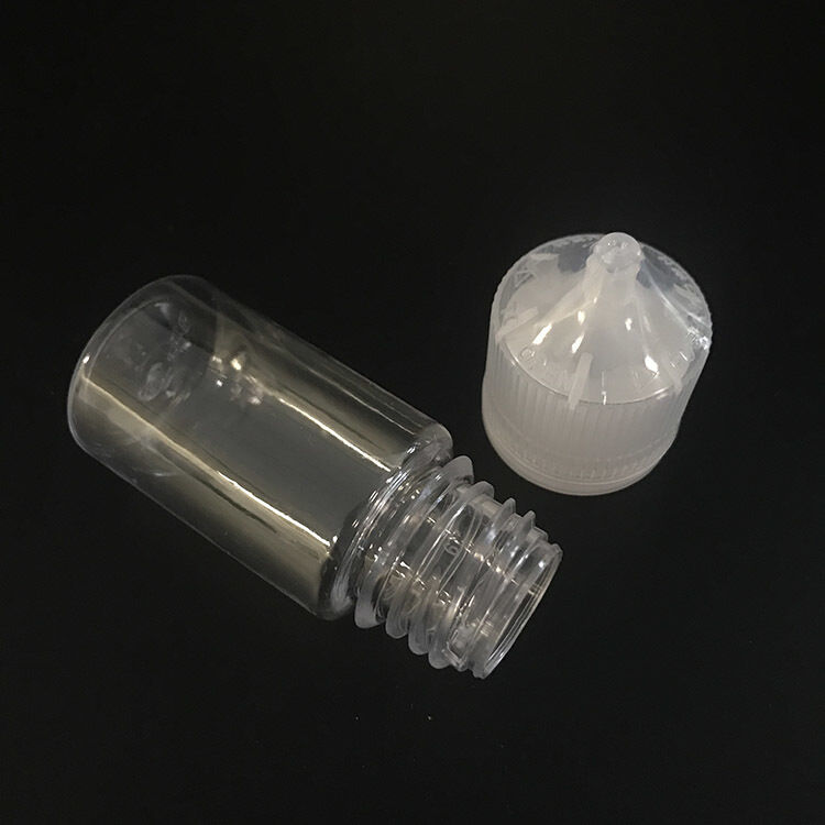 10ml 15ml 30ml 40ml 60ml 80ml क्षमता 100ml बाल-प्रूफ गर्दन प्रकार ई तरल बोतल का चयन ई जूस पैकेजिंग और सील के लिए