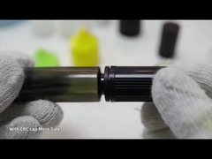 ई-लिक्विड बोतल प्लास्टिक पीईटी 15ml 30ml V3 चाइल्ड टैम्पर-प्रूफ ढक्कन लिक्विड गोल बोतलें