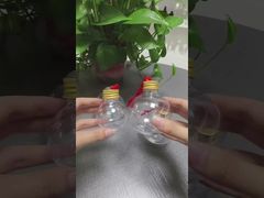 क्रिसमस उत्सव सजावट गेंद गोलाकार रस बियर बुलबुला गेंद आकार चाय पेय बोतल